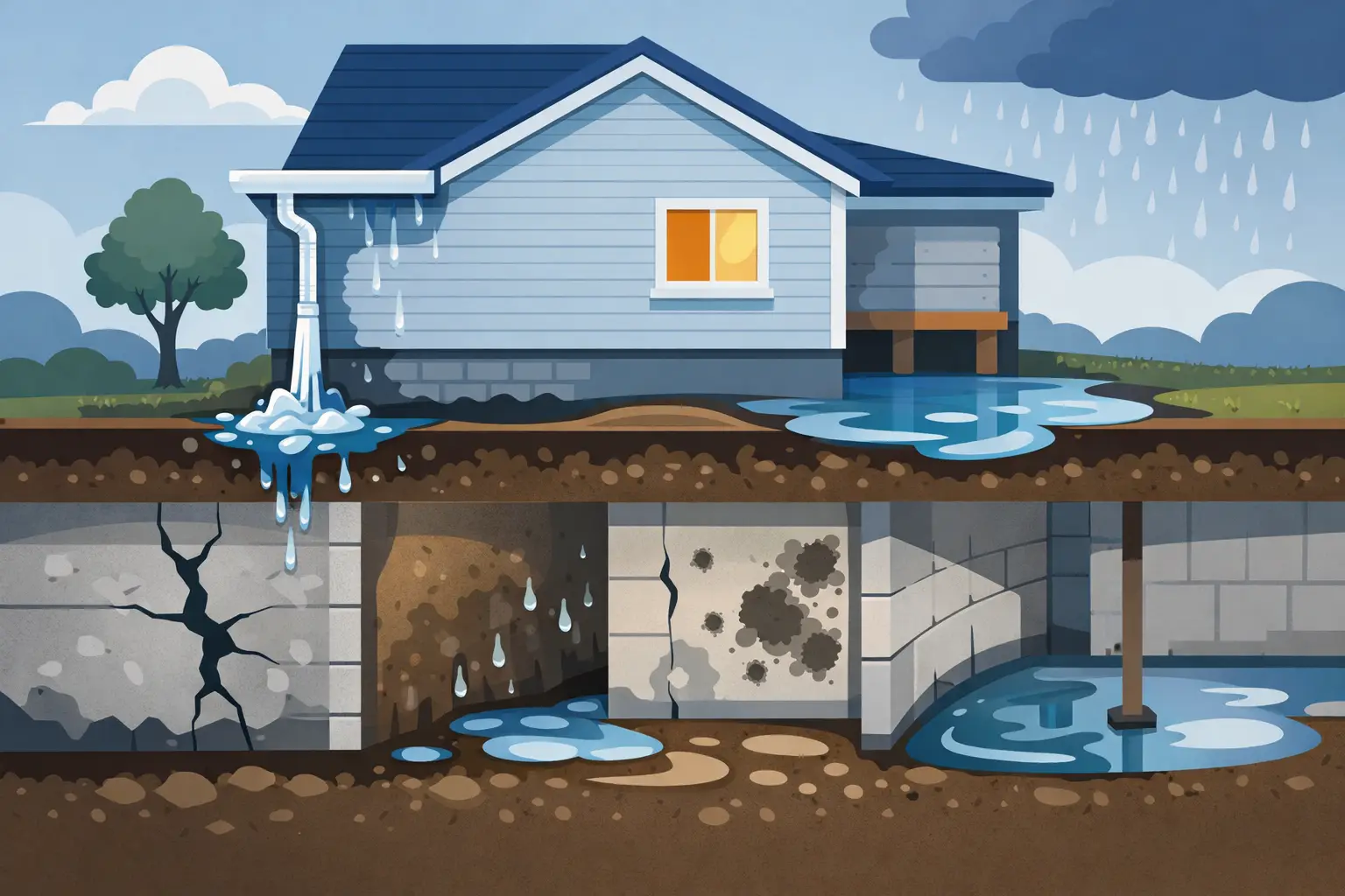 7 Signs of Foundation Water Damage to Catch Early