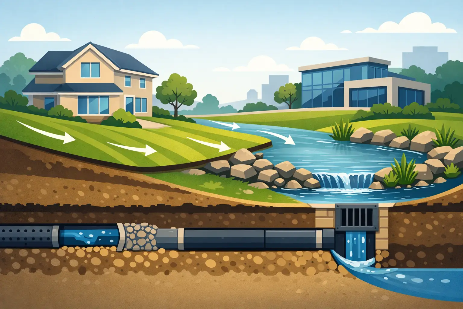 Site Grading and Drainage That Protects Property