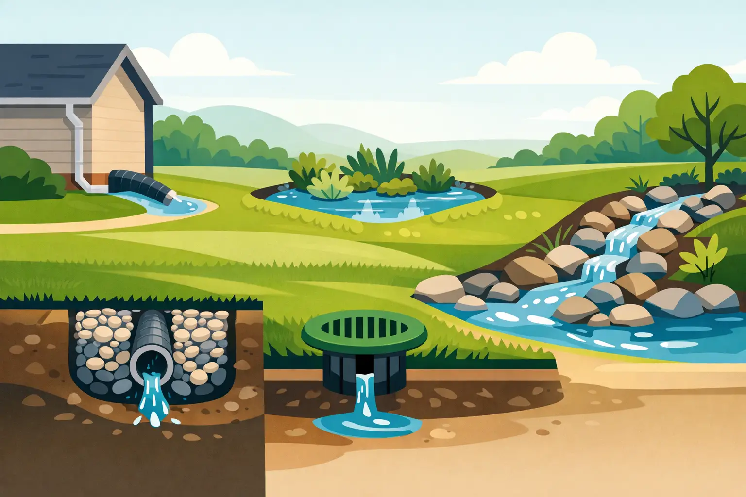 Best Drainage Solutions for Yards That Last
