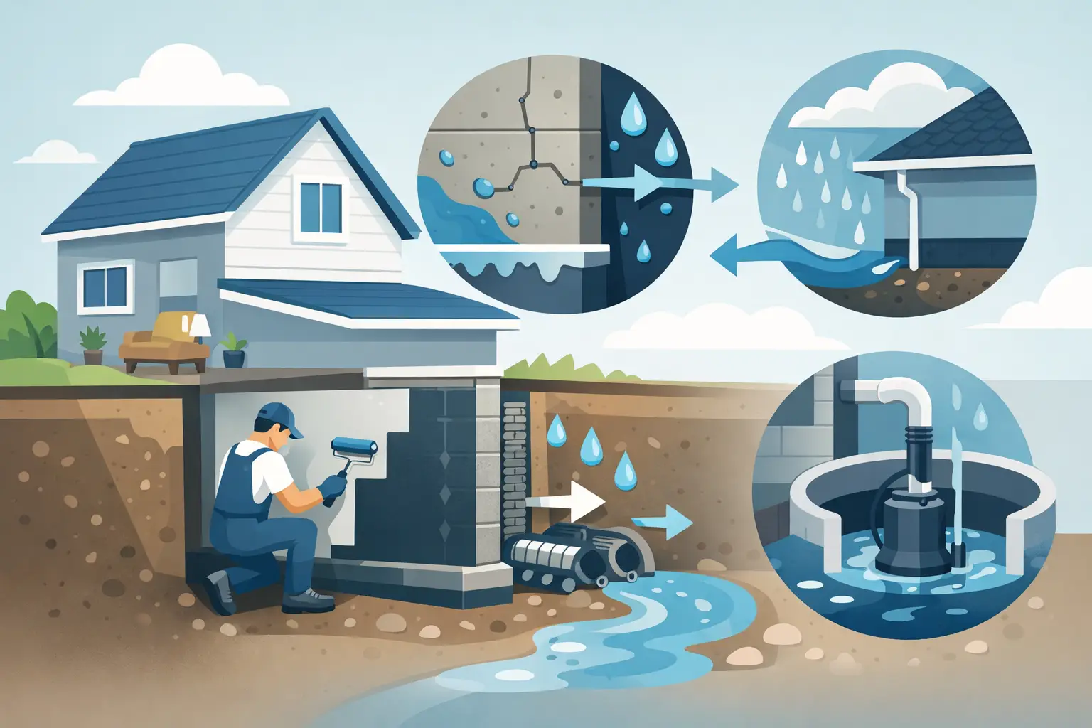 Homeowners Guide to Foundation Waterproofing Methods