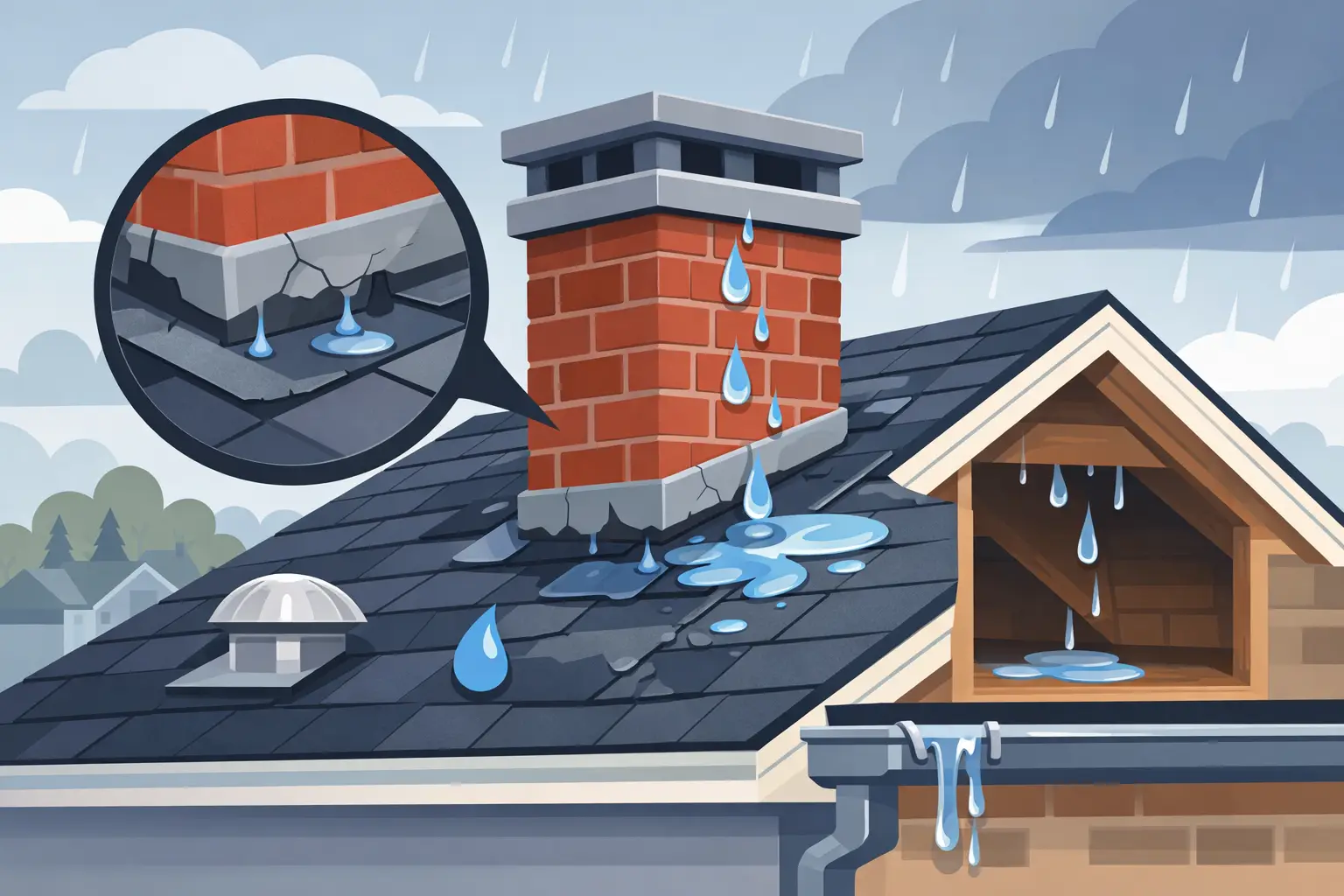 How to Prevent Chimney Leaks That Cause Damage